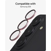 image:imageZAGG Glass Elite AntiReflective Samsung Galaxy Z Flip6 Camera Lens Protector  Tempered Glass Lens Protector with Polycarbonate Frame 5X Stronger Maximum Scratch Protection Smudge ResistantPink