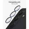 image:imageZAGG Glass Elite AntiReflective Samsung Galaxy Z Flip6 Camera Lens Protector  Tempered Glass Lens Protector with Polycarbonate Frame 5X Stronger Maximum Scratch Protection Smudge ResistantBlue