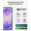 image:imageZAGG Glass Elite Samsung Galaxy S23 FE Screen Protector  5X Stronger with Reinforced Edges Scratch amp SmudgeResistant Surface InvisibleShield Easy to InstallSamsung Galaxy S26