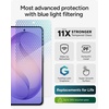 image:imageZAGG Glass XTR3 Samsung Galaxy Z Flip7 FE Flip6 Screen Protector Front Screen Only  Most TechnologicallyAdvanced Recycled Glass Blue Light Filter AntiReflective Easy InstallationSamsung Galaxy S26