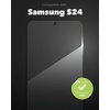 image:imageZAGG InvisibleShield Glass Elite Samsung Galaxy S24 Screen Protector  UltraStrong Aluminosilicate Enhanced Scratch Resistance Recycled Materials EZ Apply Fingerprint and Smudge ResistantSamsung Galaxy S24