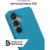 image:imageZAGG Luxe Samsung Galaxy S25 Case  10ft Drop Protection EcoFriendly Wireless Charging Compatible Slim Lightweight Design Ripple Pattern for Secure Grip River BlueRiver Blue