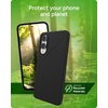 image:imageZAGG Luxe Samsung Galaxy S25 Case  10ft Drop Protection EcoFriendly Wireless Charging Compatible Slim Lightweight Design Ripple Pattern for Secure Grip River BlueBlack