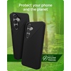 image:imageZAGG Luxe Samsung Galaxy S25 Case  10ft Drop Protection EcoFriendly Wireless Charging Compatible Slim Lightweight Design Ripple Pattern for Secure Grip River BlueBlack