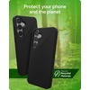 image:imageZAGG Luxe Samsung Galaxy S25 Case  10ft Drop Protection EcoFriendly Wireless Charging Compatible Slim Lightweight Design Ripple Pattern for Secure Grip River BlueBlack