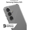 image:imageZAGG Luxe Samsung Galaxy S25 Case  10ft Drop Protection EcoFriendly Wireless Charging Compatible Slim Lightweight Design Ripple Pattern for Secure Grip River BlueClear