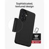 image:imageZAGG Luxe Samsung Galaxy S25 Case  10ft Drop Protection EcoFriendly Wireless Charging Compatible Slim Lightweight Design Ripple Pattern for Secure Grip River BlueBlack