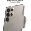 image:imageZAGG Luxe Samsung Galaxy S25 Case  10ft Drop Protection EcoFriendly Wireless Charging Compatible Slim Lightweight Design Ripple Pattern for Secure Grip River BlueClear
