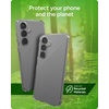 image:imageZAGG Luxe Samsung Galaxy S25 Case  10ft Drop Protection EcoFriendly Wireless Charging Compatible Slim Lightweight Design Ripple Pattern for Secure Grip River BlueClear