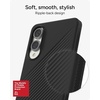 image:imageZAGG Luxe Samsung Galaxy S25 Case  10ft Drop Protection EcoFriendly Wireless Charging Compatible Slim Lightweight Design Ripple Pattern for Secure Grip River BlueBlack