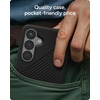 image:imageZAGG Luxe Samsung Galaxy S25 Case  10ft Drop Protection EcoFriendly Wireless Charging Compatible Slim Lightweight Design Ripple Pattern for Secure Grip River BlueBlack