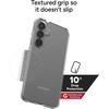 image:imageZAGG Luxe Samsung Galaxy S25 Case  10ft Drop Protection EcoFriendly Wireless Charging Compatible Slim Lightweight Design Ripple Pattern for Secure Grip River BlueClear