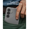 image:imageZAGG Luxe Samsung Galaxy S25 Case  10ft Drop Protection EcoFriendly Wireless Charging Compatible Slim Lightweight Design Ripple Pattern for Secure Grip River BlueClear