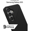 image:imageZAGG Luxe Samsung Galaxy S25 Case  10ft Drop Protection EcoFriendly Wireless Charging Compatible Slim Lightweight Design Ripple Pattern for Secure Grip River BlueBlack