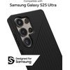 image:imageZAGG Luxe Samsung Galaxy S25 Case  10ft Drop Protection EcoFriendly Wireless Charging Compatible Slim Lightweight Design Ripple Pattern for Secure Grip River BlueBlack