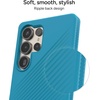 image:imageZAGG Luxe Samsung Galaxy S25 Case  10ft Drop Protection EcoFriendly Wireless Charging Compatible Slim Lightweight Design Ripple Pattern for Secure Grip River BlueRiver Blue