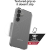 image:imageZAGG Luxe Samsung Galaxy S25 Case  10ft Drop Protection EcoFriendly Wireless Charging Compatible Slim Lightweight Design Ripple Pattern for Secure Grip River BlueClear
