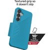 image:imageZAGG Luxe Samsung Galaxy S25 Case  10ft Drop Protection EcoFriendly Wireless Charging Compatible Slim Lightweight Design Ripple Pattern for Secure Grip River BlueRiver Blue