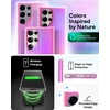 image:imageZAGG Milan Samsung Galaxy S24 Case  SemiTransparent RunwayInspired Design Graphene Reinforced 13ft Drop Protection EcoFriendly Wireless Charging Compatible IridescentGltter Pink