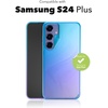 image:imageZAGG Milan Samsung Galaxy S24 Case  SemiTransparent RunwayInspired Design Graphene Reinforced 13ft Drop Protection EcoFriendly Wireless Charging Compatible IridescentDeep Aurora