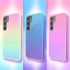 image:imageZAGG Milan Samsung Galaxy S24 Case  SemiTransparent RunwayInspired Design Graphene Reinforced 13ft Drop Protection EcoFriendly Wireless Charging Compatible IridescentDeep Aurora