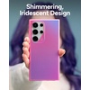 image:imageZAGG Milan Samsung Galaxy S24 Case  SemiTransparent RunwayInspired Design Graphene Reinforced 13ft Drop Protection EcoFriendly Wireless Charging Compatible IridescentGltter Pink
