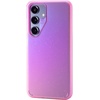 image:imageZAGG Milan Samsung Galaxy S24 Case  SemiTransparent RunwayInspired Design Graphene Reinforced 13ft Drop Protection EcoFriendly Wireless Charging Compatible IridescentGltter Pink
