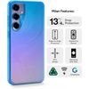 image:imageZAGG Milan Samsung Galaxy S24 Case  SemiTransparent RunwayInspired Design Graphene Reinforced 13ft Drop Protection EcoFriendly Wireless Charging Compatible IridescentDeep Aurora