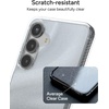 image:imageZAGG Milan Samsung Galaxy S25 Case  Stylish amp Slim Design 13ft Drop Protection Wireless Charging Compatible EcoFriendlyGlitter Swirl SilverGlitter Swirl Silver