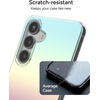 image:imageZAGG Milan Samsung Galaxy S25 Case  Stylish amp Slim Design 13ft Drop Protection Wireless Charging Compatible EcoFriendlyGlitter Swirl SilverIridescent