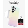 image:imageZAGG Milan Samsung Galaxy S25 Case  Stylish amp Slim Design 13ft Drop Protection Wireless Charging Compatible EcoFriendlyGlitter Swirl SilverIridescent