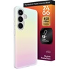 image:imageZAGG Milan Samsung Galaxy S25 Case  Stylish amp Slim Design 13ft Drop Protection Wireless Charging Compatible EcoFriendlyGlitter Swirl SilverIridescent