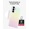 image:imageZAGG Milan Samsung Galaxy S25 Case  Stylish amp Slim Design 13ft Drop Protection Wireless Charging Compatible EcoFriendlyGlitter Swirl SilverIridescent