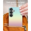 image:imageZAGG Milan Samsung Galaxy S25 Case  Stylish amp Slim Design 13ft Drop Protection Wireless Charging Compatible EcoFriendlyGlitter Swirl SilverIridescent