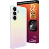 image:imageZAGG Milan Samsung Galaxy S25 Case  Stylish amp Slim Design 13ft Drop Protection Wireless Charging Compatible EcoFriendlyGlitter Swirl SilverIridescent