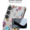 image:imageZAGG Milan Samsung Galaxy S25 Case  Stylish amp Slim Design 13ft Drop Protection Wireless Charging Compatible EcoFriendlyGlitter Swirl SilverPressed Floral Pink