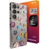 image:imageZAGG Milan Samsung Galaxy S25 Case  Stylish amp Slim Design 13ft Drop Protection Wireless Charging Compatible EcoFriendlyGlitter Swirl SilverPressed Floral Pink