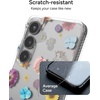 image:imageZAGG Milan Samsung Galaxy S25 Case  Stylish amp Slim Design 13ft Drop Protection Wireless Charging Compatible EcoFriendlyGlitter Swirl SilverPressed Floral Pink