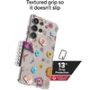 image:imageZAGG Milan Samsung Galaxy S25 Case  Stylish amp Slim Design 13ft Drop Protection Wireless Charging Compatible EcoFriendlyGlitter Swirl SilverPressed Floral Pink
