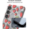 image:imageZAGG Milan Samsung Galaxy S25 Case  Stylish amp Slim Design 13ft Drop Protection Wireless Charging Compatible EcoFriendlyGlitter Swirl SilverStrawberries