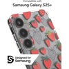 image:imageZAGG Milan Samsung Galaxy S25 Case  Stylish amp Slim Design 13ft Drop Protection Wireless Charging Compatible EcoFriendlyGlitter Swirl SilverStrawberries
