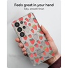 image:imageZAGG Milan Samsung Galaxy S25 Case  Stylish amp Slim Design 13ft Drop Protection Wireless Charging Compatible EcoFriendlyGlitter Swirl SilverStrawberries