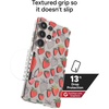image:imageZAGG Milan Samsung Galaxy S25 Case  Stylish amp Slim Design 13ft Drop Protection Wireless Charging Compatible EcoFriendlyGlitter Swirl SilverStrawberries