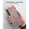 image:imageZAGG Milan Samsung Galaxy S25 Case  Stylish amp Slim Design 13ft Drop Protection Wireless Charging Compatible EcoFriendlyGlitter Swirl SilverStrawberries