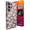image:imageZAGG Milan Samsung Galaxy S25 Case  Stylish amp Slim Design 13ft Drop Protection Wireless Charging Compatible EcoFriendlyGlitter Swirl SilverSyringa Floral Purple