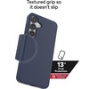 image:imageZAGG Milan Snap Samsung Galaxy S25 Case  Clear Glitter Design Slim amp Drop Resistant up to 13ft Fast Wireless Charging Compatible Stylish Protective Case Glitter StarlightNavy Blue