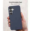 image:imageZAGG Milan Snap Samsung Galaxy S25 Case  Clear Glitter Design Slim amp Drop Resistant up to 13ft Fast Wireless Charging Compatible Stylish Protective Case Glitter StarlightNavy Blue