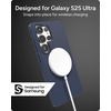 image:imageZAGG Milan Snap Samsung Galaxy S25 Case  Clear Glitter Design Slim amp Drop Resistant up to 13ft Fast Wireless Charging Compatible Stylish Protective Case Glitter StarlightNavy Blue