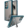 image:imageZAGG Santa Cruz Samsung Galaxy S24 Case with Kickstand  GrapheneEnhanced DropResistant up to 13ft Ultra Slim Clear Case with Color Accents Vibrant BlueVibrant Blue