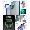 image:imageZAGG Santa Cruz Samsung Galaxy S24 Case with Kickstand  GrapheneEnhanced DropResistant up to 13ft Ultra Slim Clear Case with Color Accents Vibrant BlueVibrant Blue